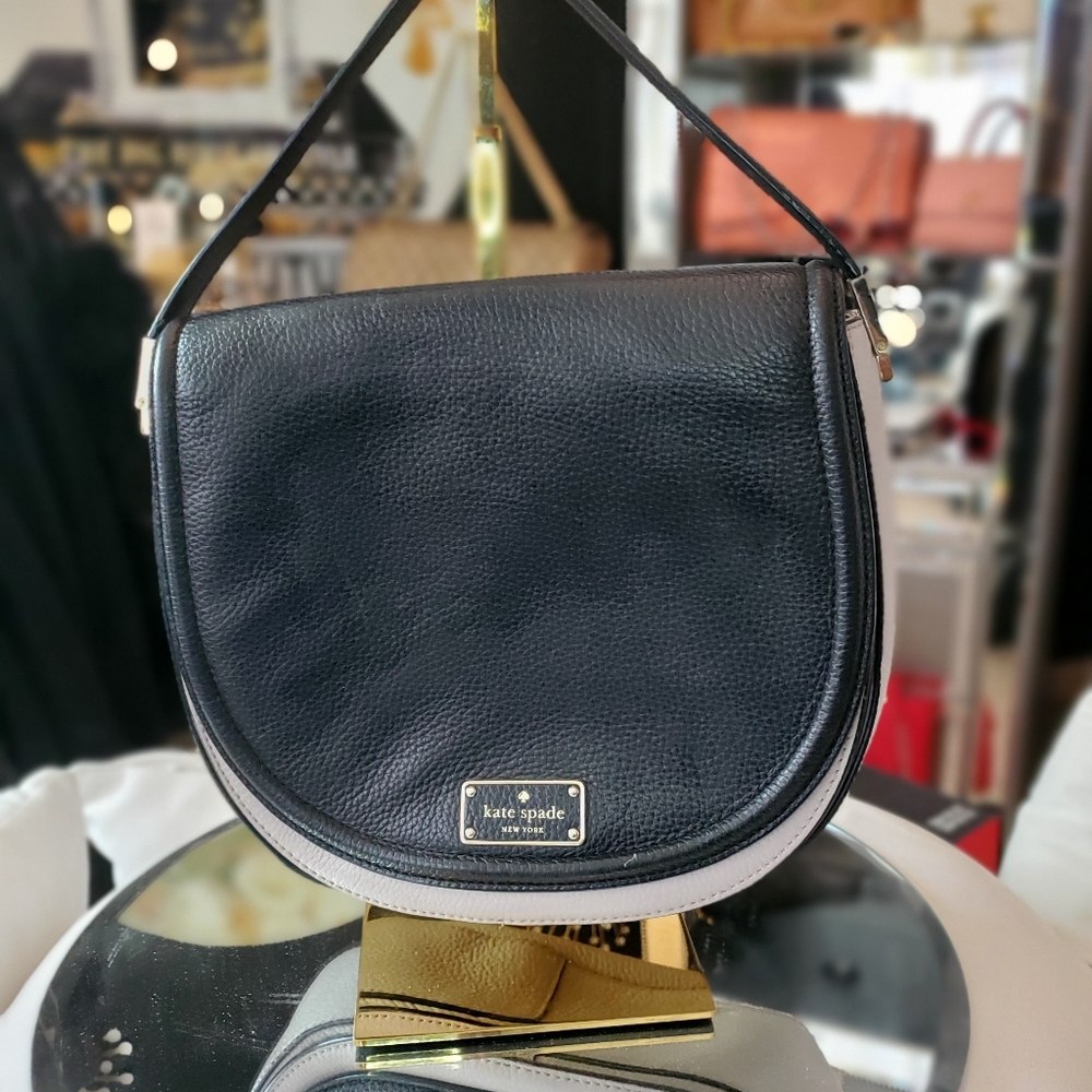 Kate Spade Grey and black bag